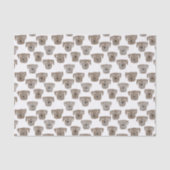 Papier Mousseline Cute Chocolat Labrador Retriever Chien (Recto)