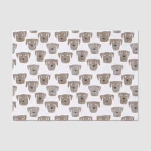 Papier Mousseline Cute Chocolat Labrador Retriever Chien Motif