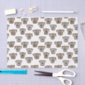 Papier Mousseline Cute Chocolat Labrador Retriever Chien Motif (Artisanat)