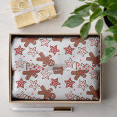 Papier Mousseline Cute Christmas Gingerbread Motif de cookies (Cadeau)