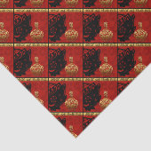 Papier Mousseline Cute Cochon Chinois Année Zodiaque Anniversaire Ti (Détail)