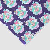 Papier Mousseline Cute Cupcake et Happy Ice Cream Motif (Détail)