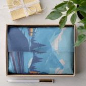 Papier Mousseline Cute Decoupage train amoureux rétro (Cadeau)