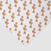 Papier Mousseline Cute doux XmaS Pains d'épices Motif (Détail)