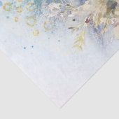 Papier Mousseline Cute Fox Floral (Détail)