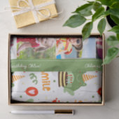 Papier Mousseline Cute Frog Motif Smile Texte Heureux Anniversaire P (Cadeau)