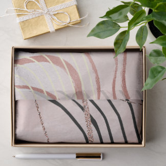 Papier Mousseline Cute Girl Rose Bohême Rose Gold Design