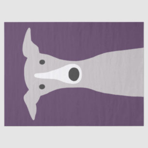 Papier Mousseline Cute Greyhound, Greyhound italien ou Chien Whippet