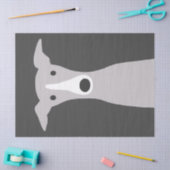 Papier Mousseline Cute Greyhound, Greyhound italien ou Chien Whippet (Artisanat)