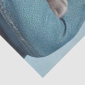 Papier Mousseline Cute grumpy gray tiger cat (Détail)