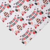 Papier Mousseline Cute Happy Birthday ladybug theme (Détail)