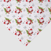 Papier Mousseline Cute Ho Ho Ho Moderne Noël Père Noël (Détail)