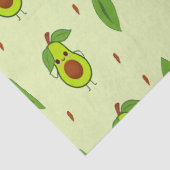 Papier Mousseline Cute kawaii avocado (Détail)