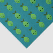 Papier Mousseline Cute Kawaii Lime (Détail)