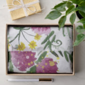 Papier Mousseline Cute lapin en fleurs d'aquarelle (Cadeau)