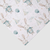 Papier Mousseline CUte lapins dans un cirque (Détail)