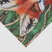 Papier Mousseline Cute Little Wilderness Fox (Détail)