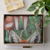 Papier Mousseline Cute Little Wilderness Fox (Cadeau)