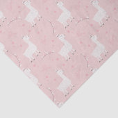 Papier Mousseline Cute llama seamless (Détail)