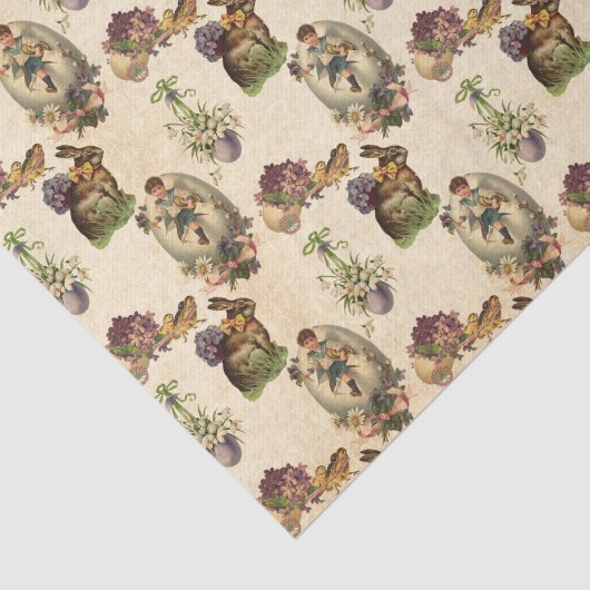 Papier Mousseline Cute mélange motif de Pâques (Détail)