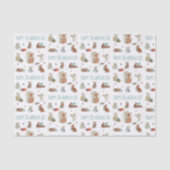 Papier Mousseline Cute Mice Lecture Livres Jolabokaflod (Recto)