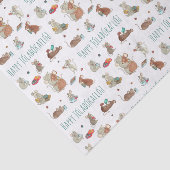 Papier Mousseline Cute Mice Lecture Livres Jolabokaflod (Détail)