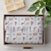Papier Mousseline Cute Mice Lecture Livres Jolabokaflod (Cadeau)