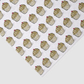 Papier Mousseline Cute Mini Muffins Pattern (Détail)