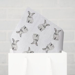 Papier Mousseline Cute Motif Bunny