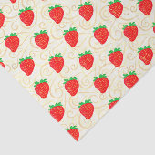 Papier Mousseline Cute Motif Fraise Pour do-it-yourself Décor & Arti (Détail)