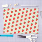 Papier Mousseline Cute Motif Fraise Pour do-it-yourself Décor & Arti (Artisanat)
