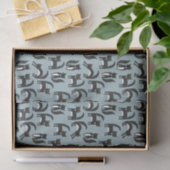 Papier Mousseline Cute noir et blanc Motif de chat Tuxedo (Cadeau)