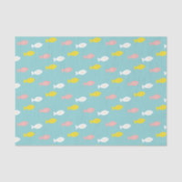 Cute Océan Poisson Nager Whimsical Nautique