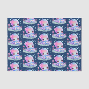 Papier Mousseline Cute Octopus Sea Creator
