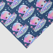 Papier Mousseline Cute Octopus Sea Creator (Détail)