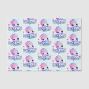 Papier Mousseline Cute Octopus Sea Creator