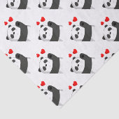Papier Mousseline Cute panda (Détail)