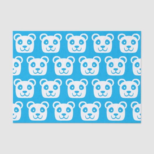 Papier Mousseline Cute Panda Motif (Recto)