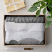 Papier Mousseline Cute Panthère Noire (Cadeau)