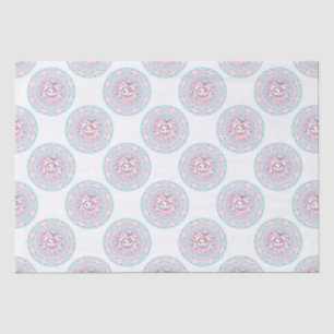 Papier Mousseline Cute Pastel Candy Kawaii Bunny Polka Dot Mandala