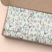 Papier Mousseline Cute Pastel Green Halloween Candy Baby