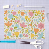 Papier Mousseline Cute Pastel rose bleu jaune jaune papier de tissus (Artisanat)