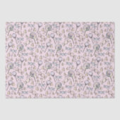 Papier Mousseline Cute Pastel rose Halloween Bonbons bébé (Recto)