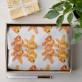 Papier Mousseline Cute Popeyed Gold Fish (Cadeau)