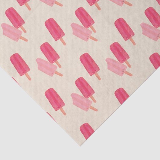 Papier Mousseline Cute Popsicle Friends Tissue Paper (Détail)