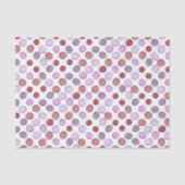 Papier Mousseline Cute Purple Spotty Pattern (Recto)