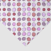 Papier Mousseline Cute Purple Spotty Pattern (Détail)