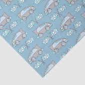 Papier Mousseline Cute Racing Voitures et drapeaux Enfants Motif (Détail)