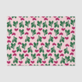 Papier Mousseline Cute Radis Papier Tissu (Recto)