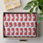 Papier Mousseline Cute red crab cartoon (Cadeau)